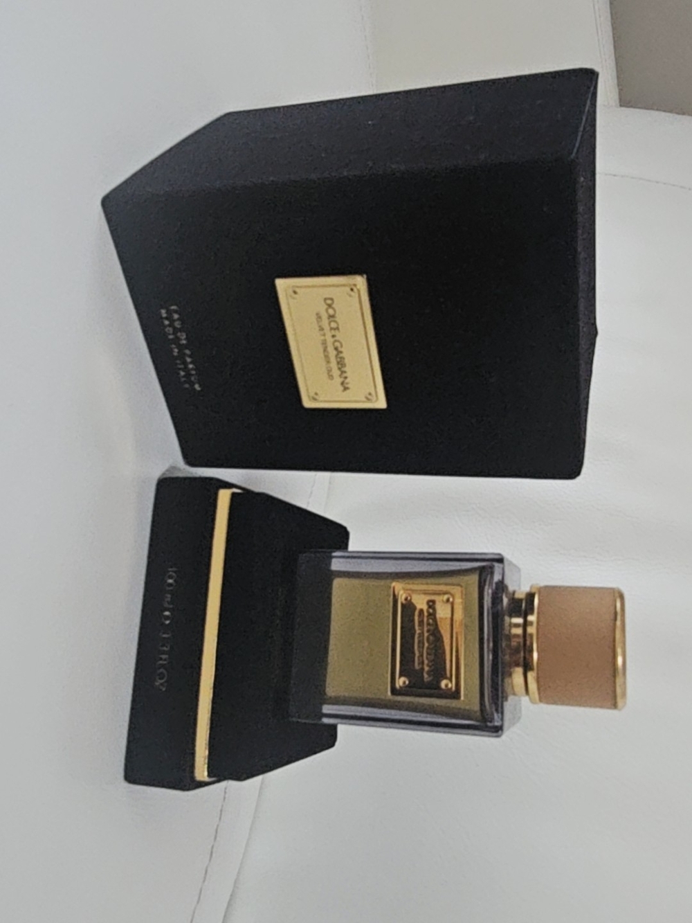 Dolce & Gabbana Black and Gold Men's Fragrance Bottle